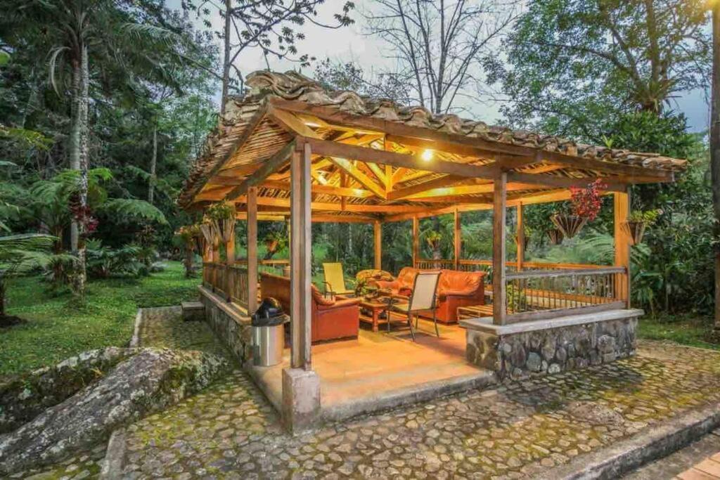Finca Punta De Piedra Salento, Quindio Villa Exterior foto